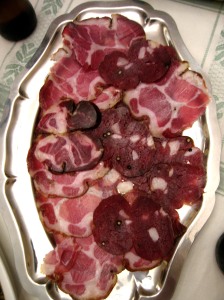 Homemade meats from Uncle Giacamo, most commonly known as soposatta